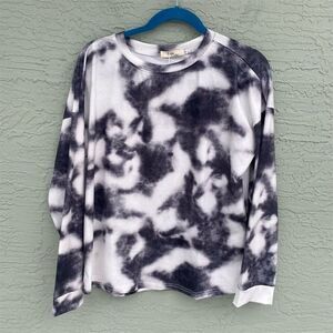Hope Horizon Yoga Long Sleeve Graphic Tee Black Size L NWT